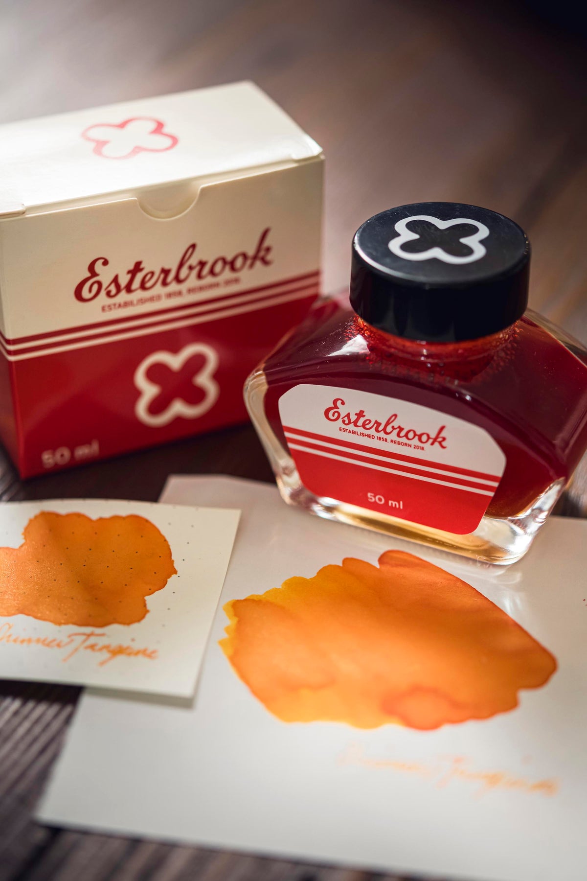 Mrs. Ink Fountain Pen Ink - Shimmer Tangerine – Mrs Blackwell's Village Bookshop ...