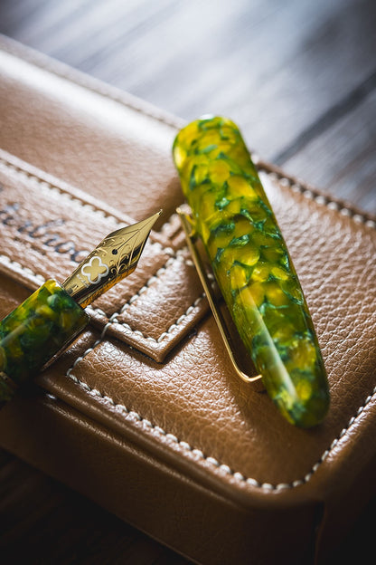 Estie Rainforest - Gold Trim