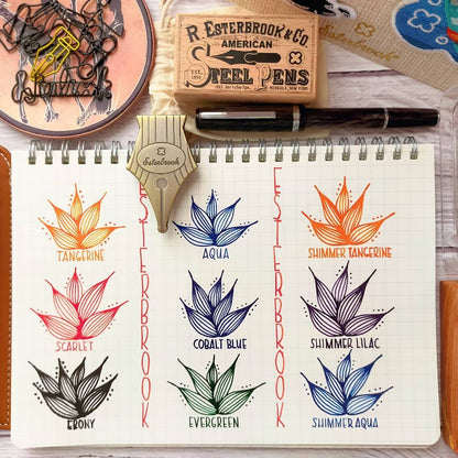 Fountain Pen Ink - Shimmer Tangerine