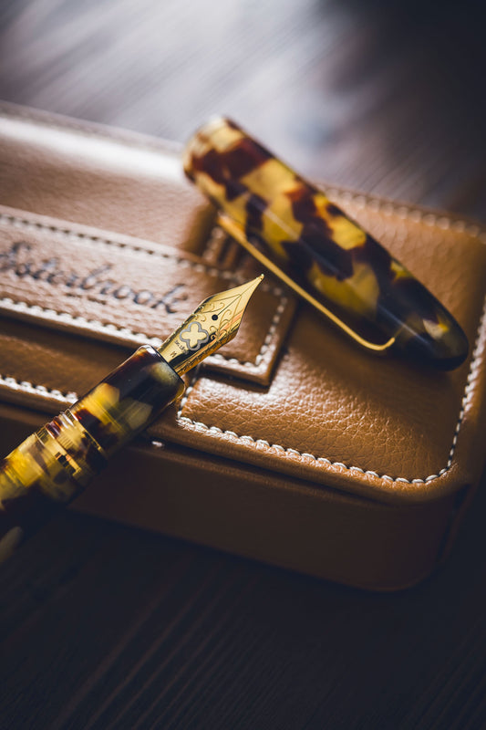 Estie Tortoise - Gold Trim