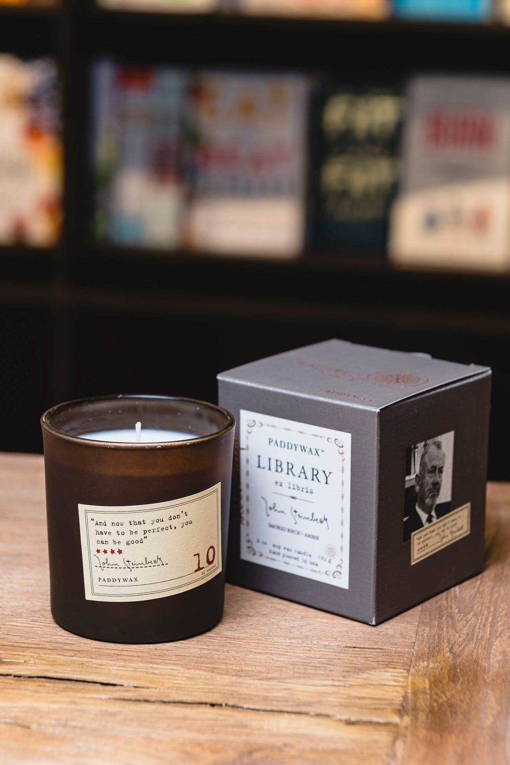 Paddywax John Steinbeck Library Candle