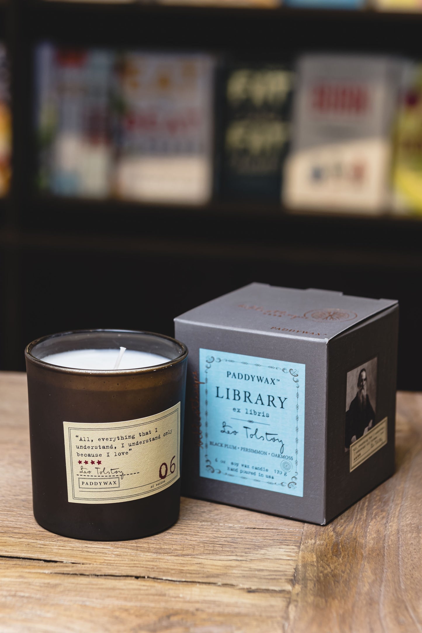 Leo Tolstoy Candle 6.5oz