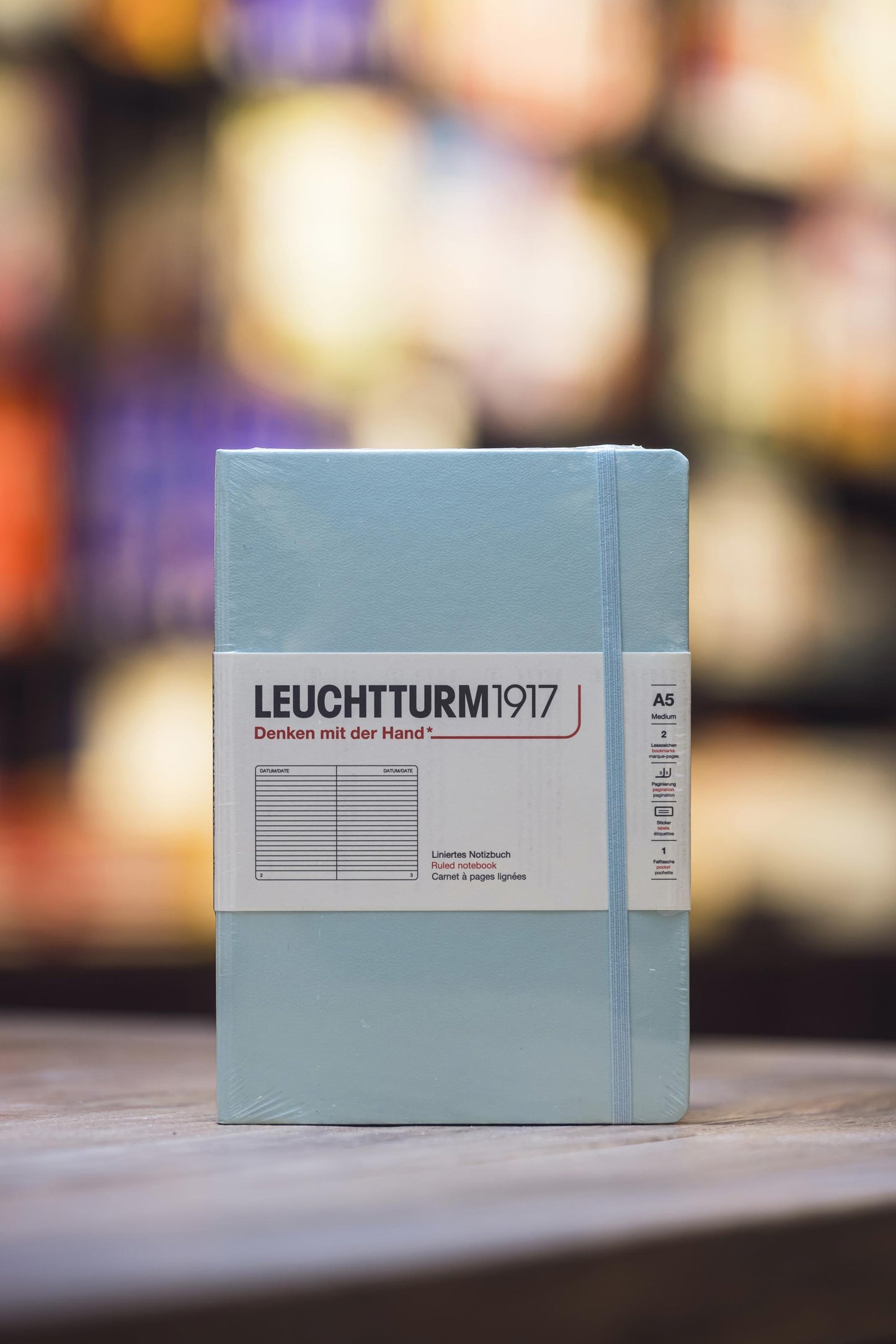 A5 Hard - Mint Green Ruled