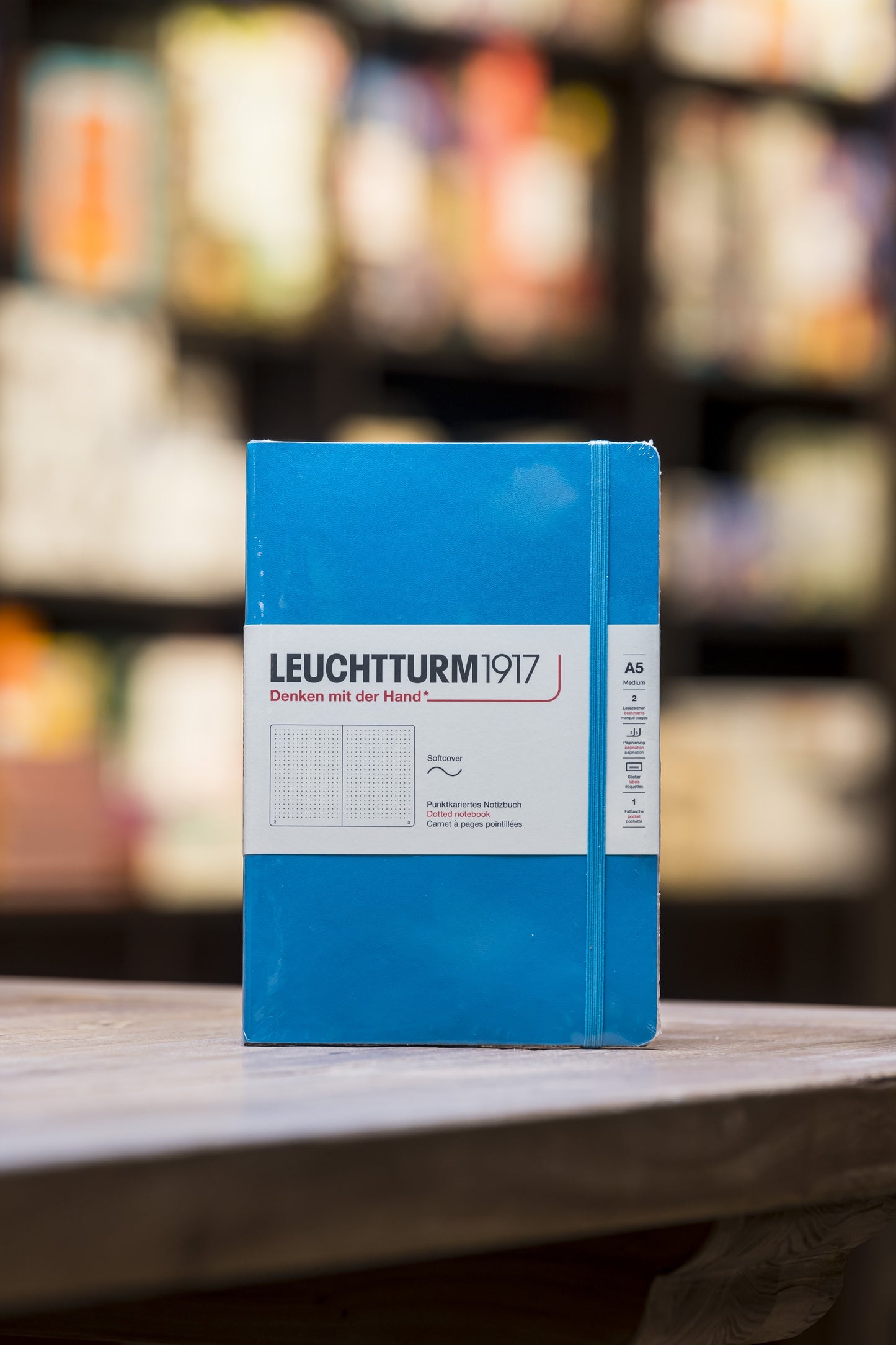 A5 Softcover - Aquamarine Dotted