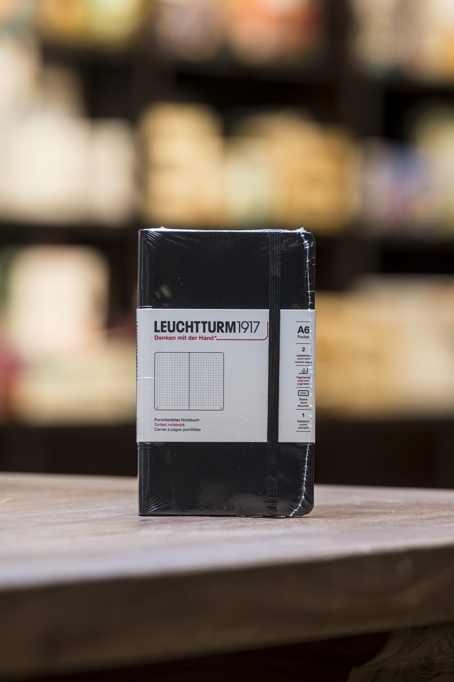 A6 Pocket - Black Dotted