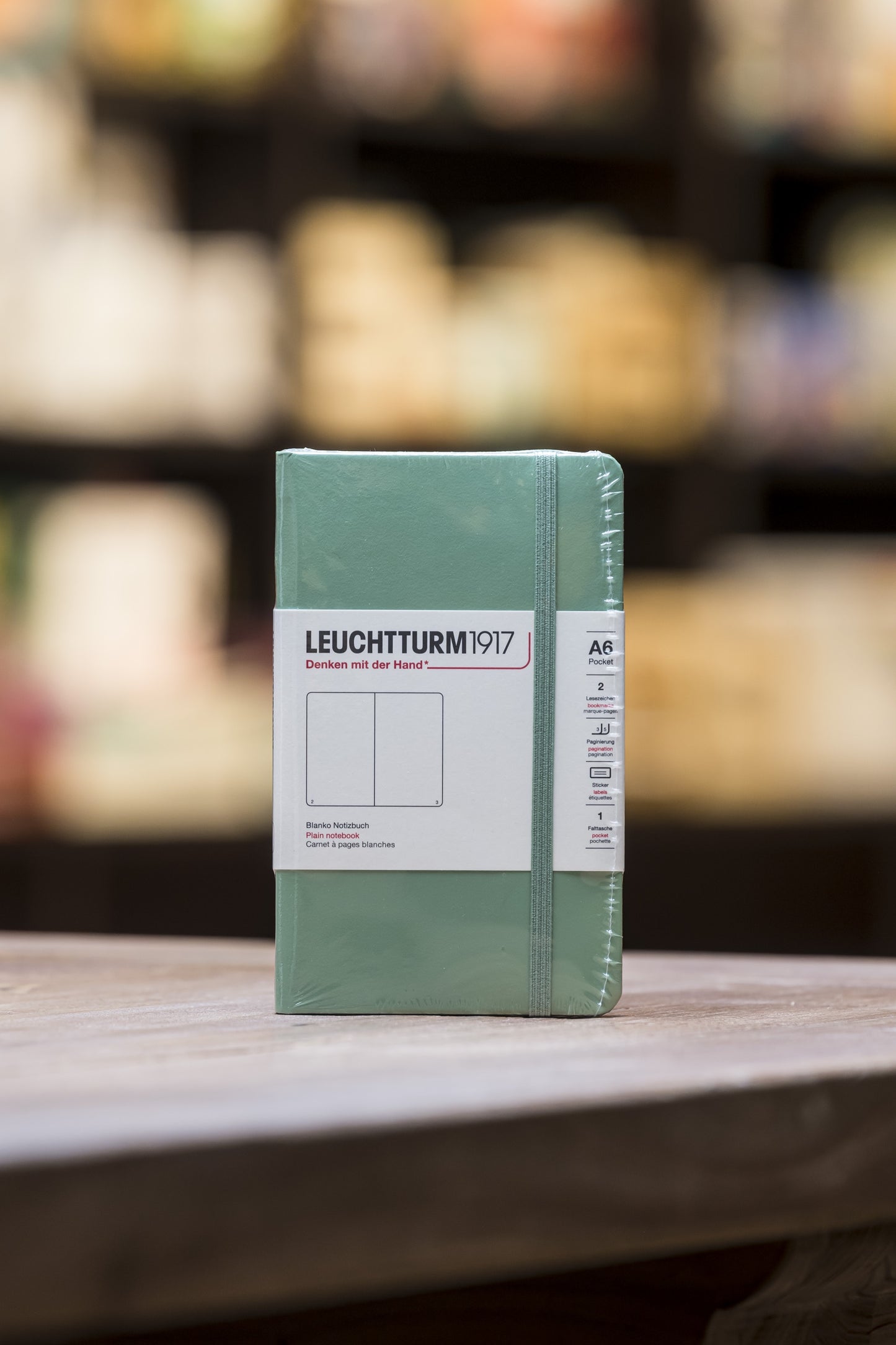 A6 Pocket - Sage Plain