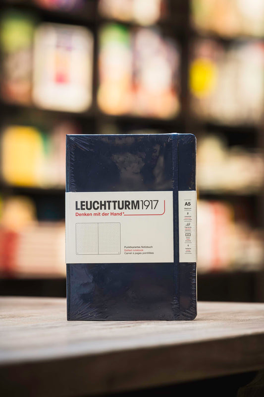 A5 Hard - Navy Dotted