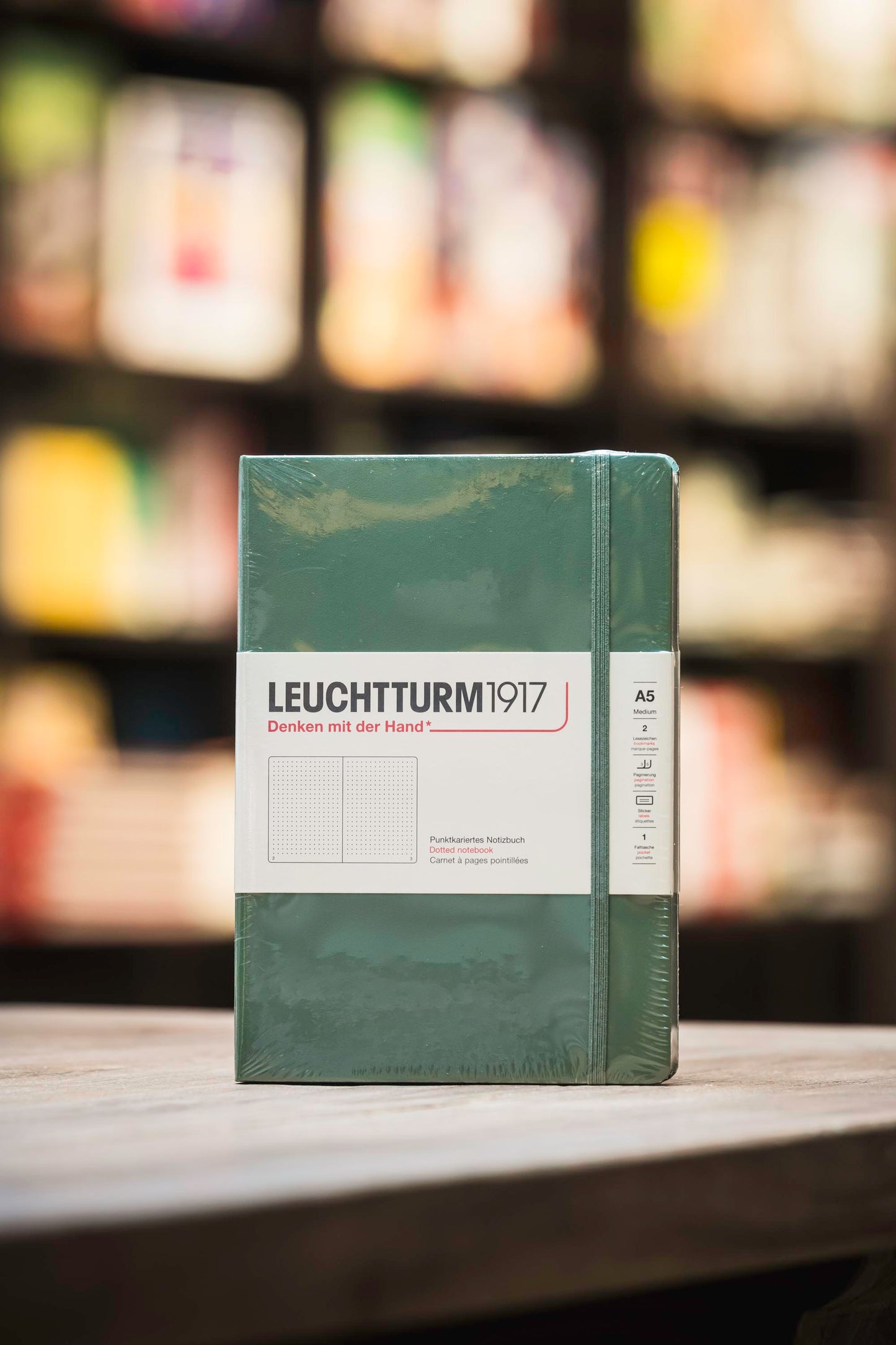 A5 Hard - Olive Dotted