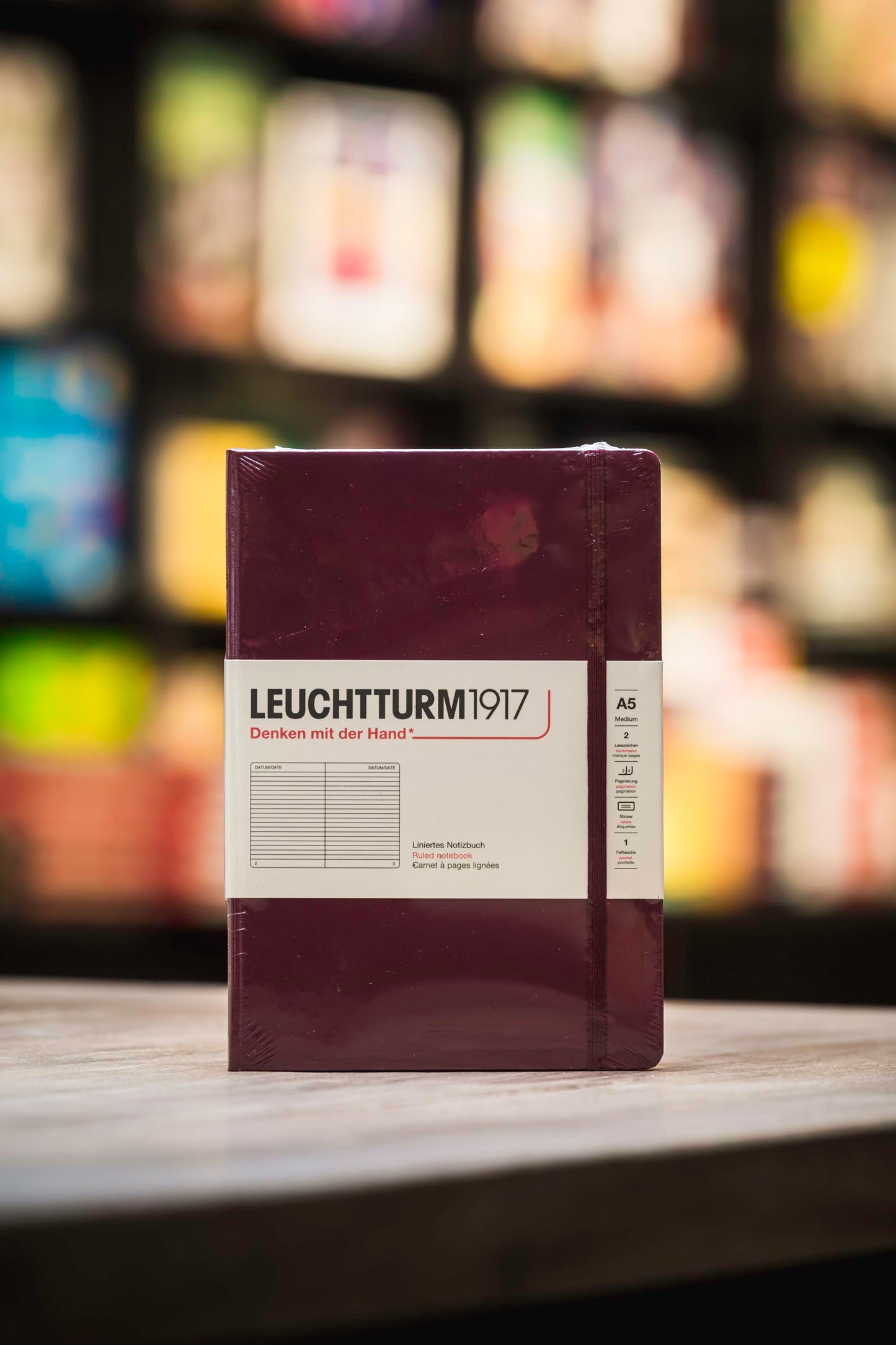 A5 Hard - Port Red Ruled