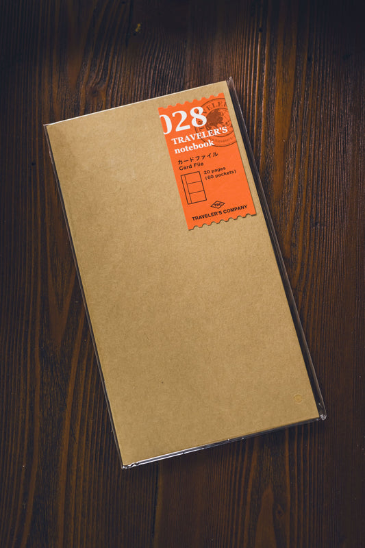 028 TRAVELER'S Card File Holder
