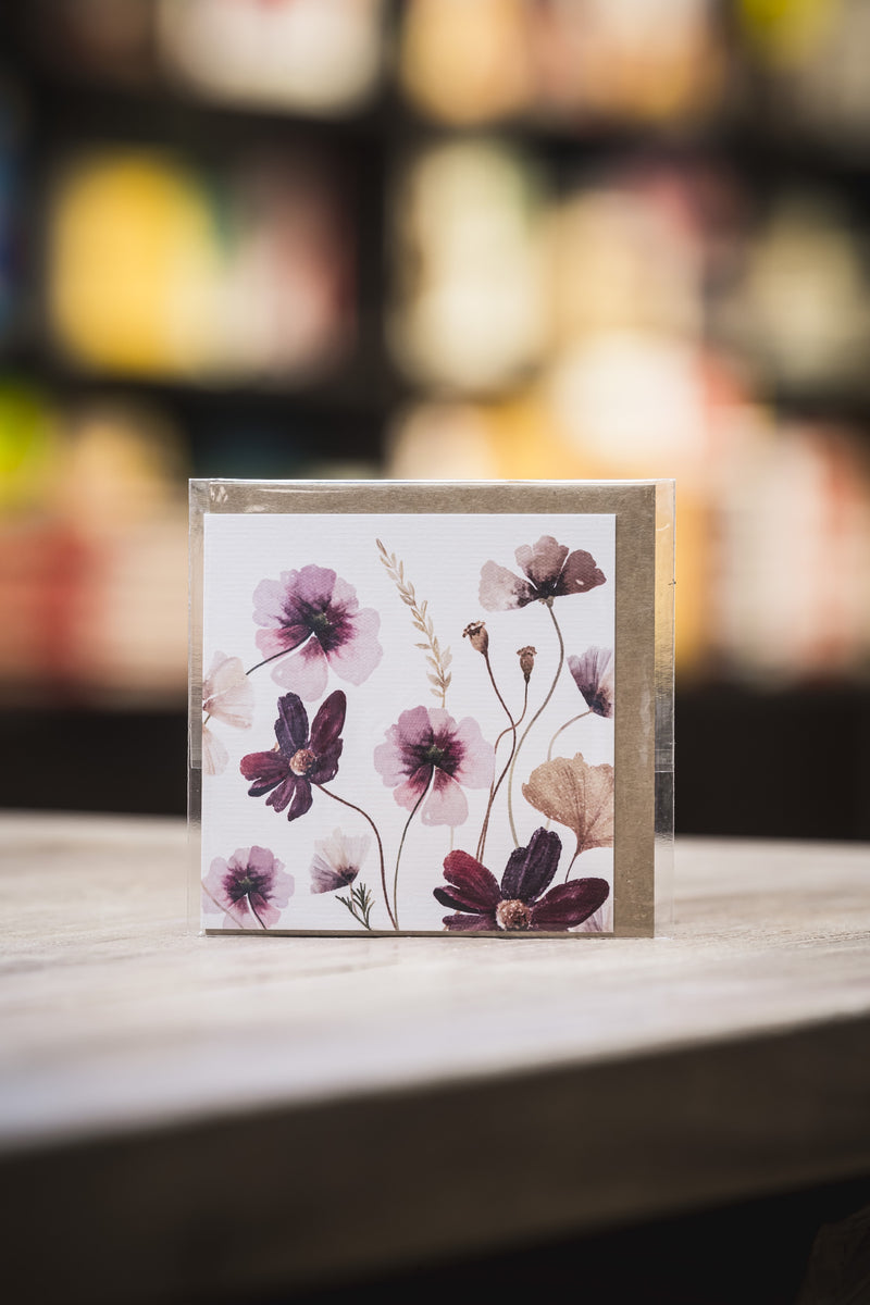 Dried Flower Design Card