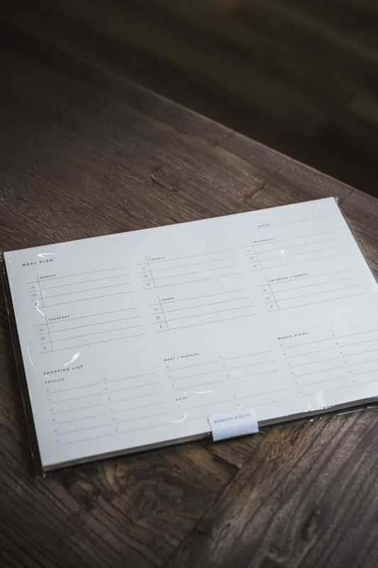 Meal Planner Notepad