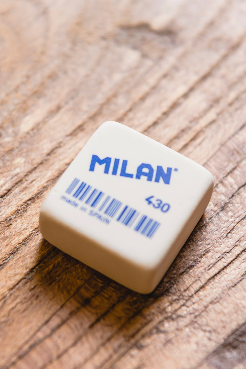 Milan 430 White Eraser