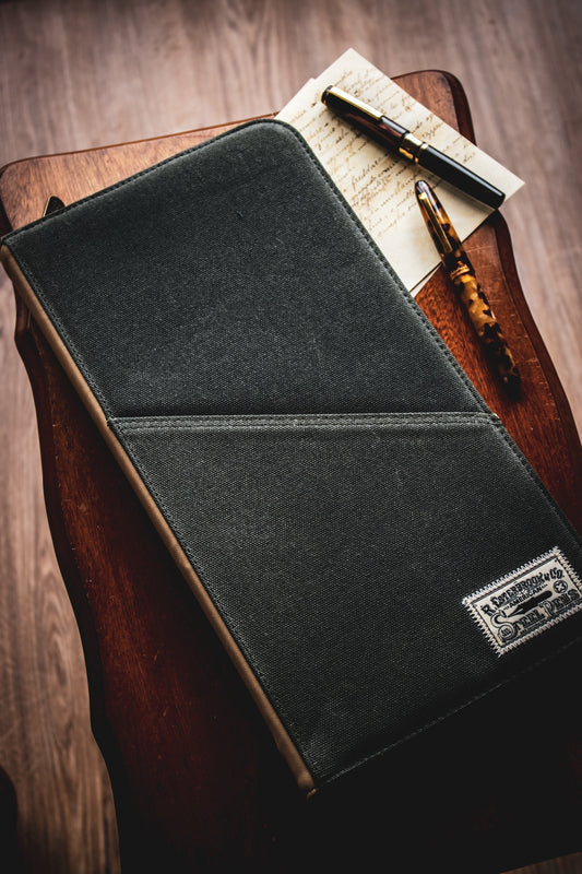 40 Pen Zipper Case - Army Green