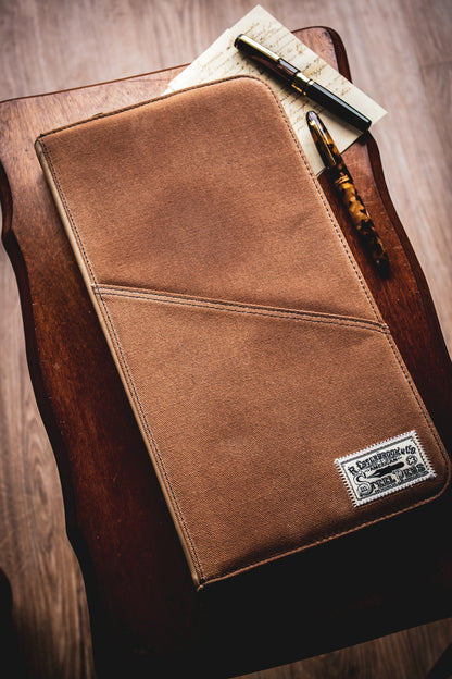 40 Pen Zipper Case - Tan