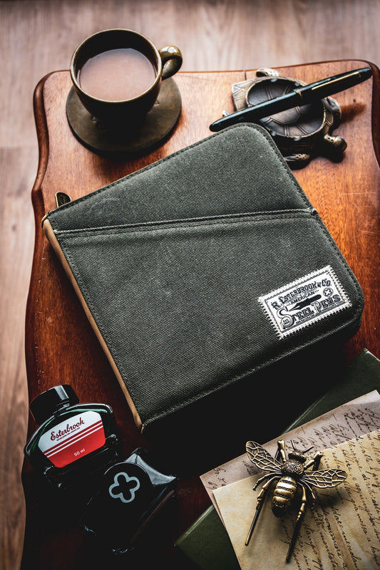 20 Pen Zipper Case - Army Green