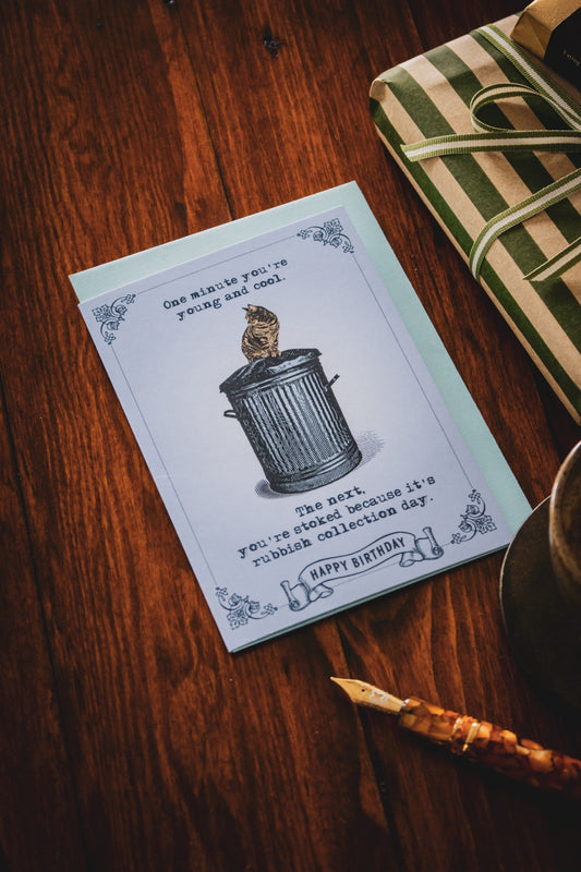 Rubbish Collection Day Card