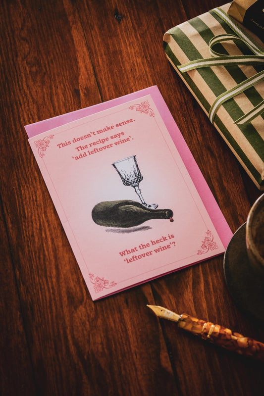 Add Leftover Wine Card