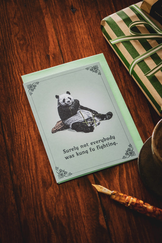 Kung Fu Fighting Card