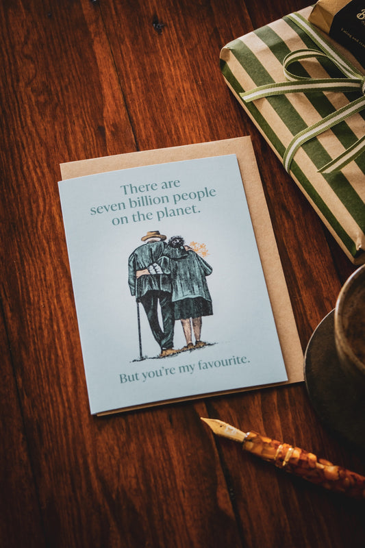 Seven Billion People Card