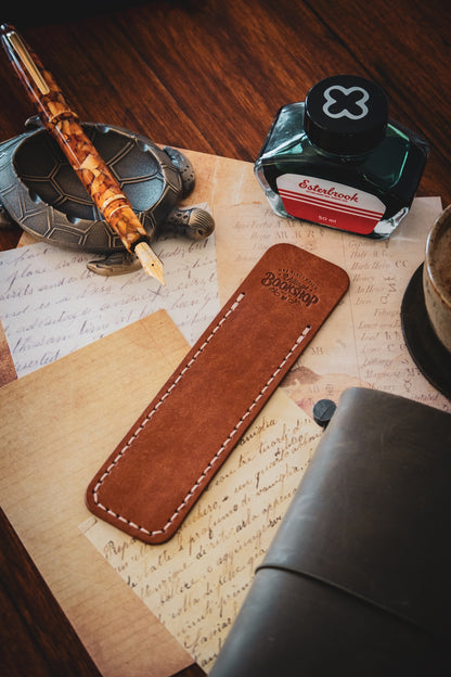 Leather Pen Sleeve: Classic Tan