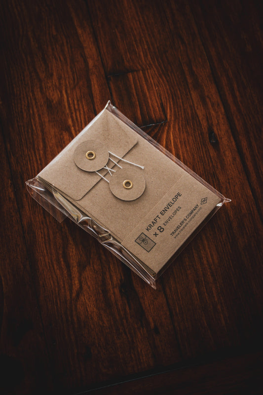TRAVELER'S Kraft Envelope Small Brown