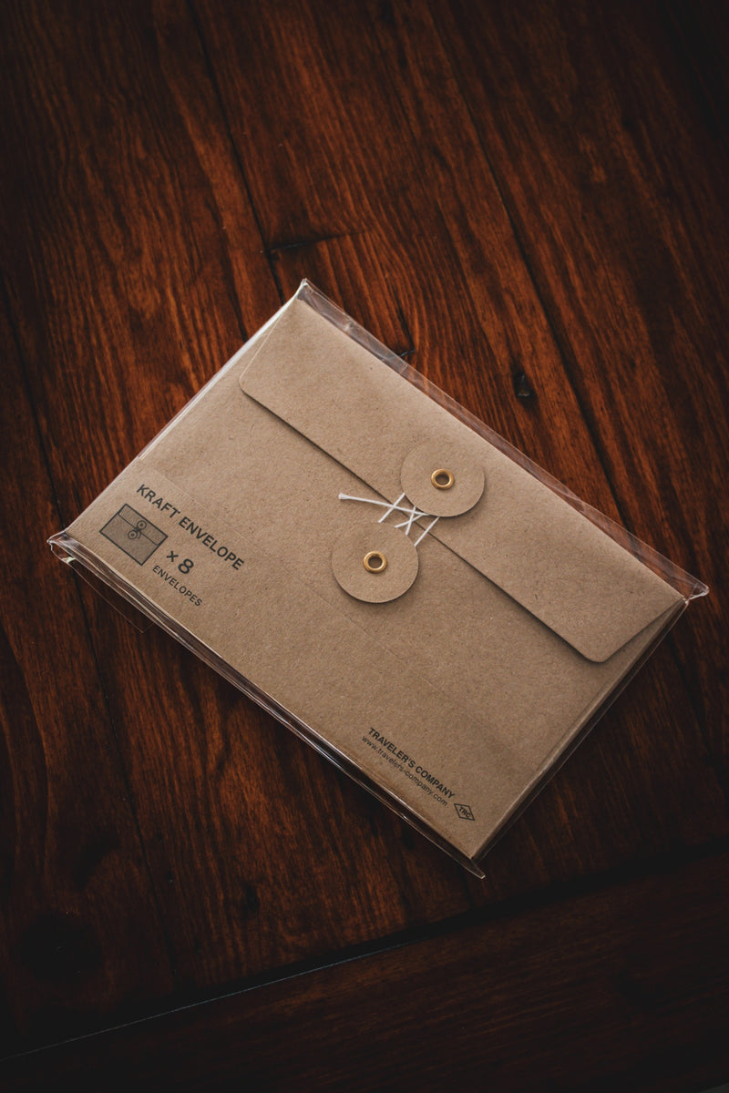 TRAVELER'S Kraft Envelope Large Brown