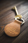 Leather Keyring - Classic Tan