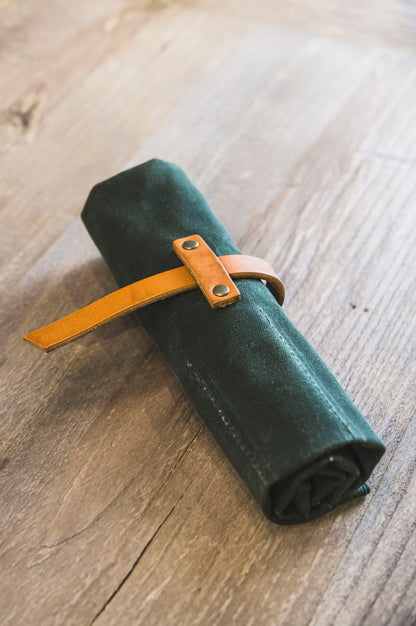 Waxed Canvas Tool Roll