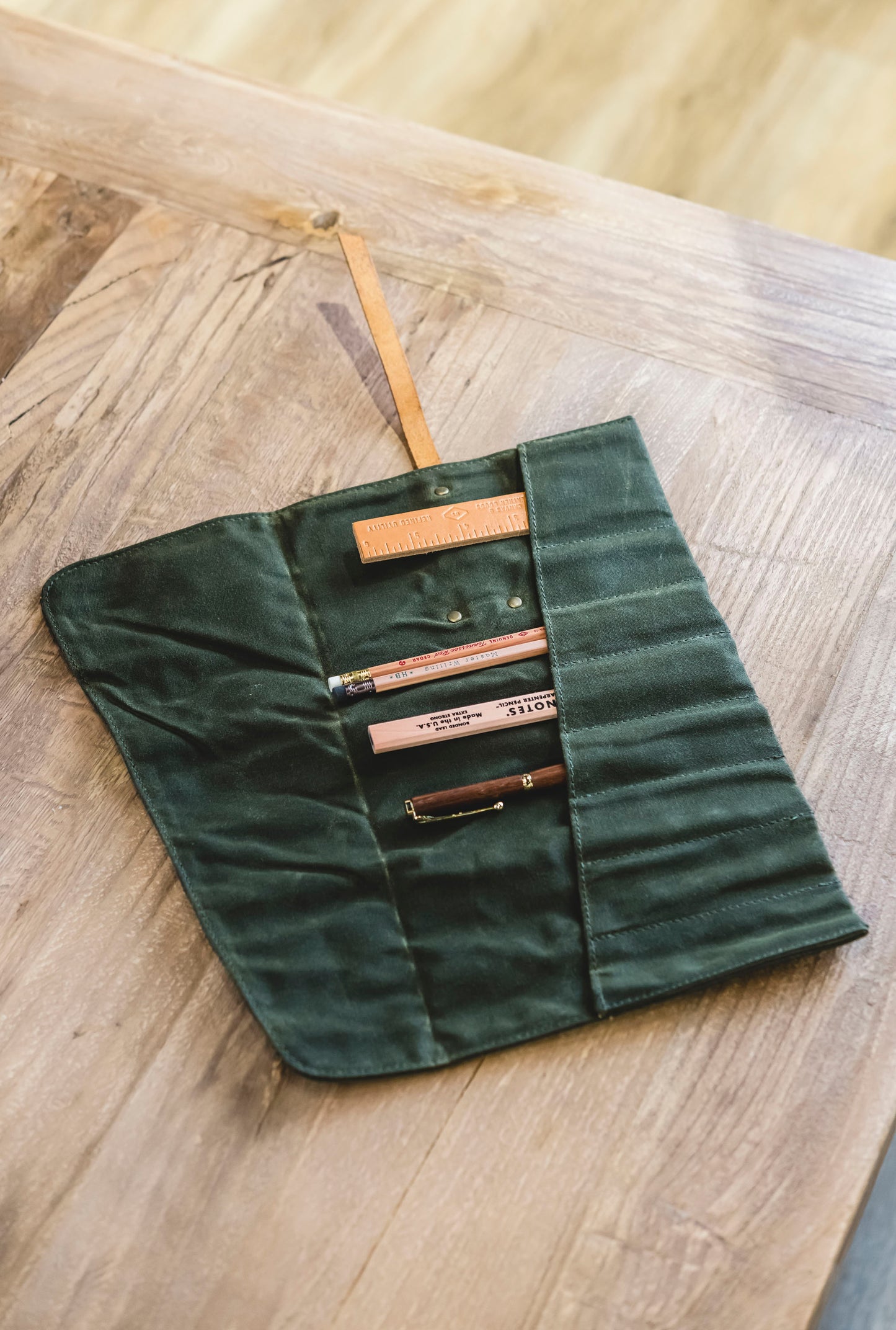Waxed Canvas Tool Roll