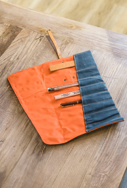 Waxed Canvas Tool Roll