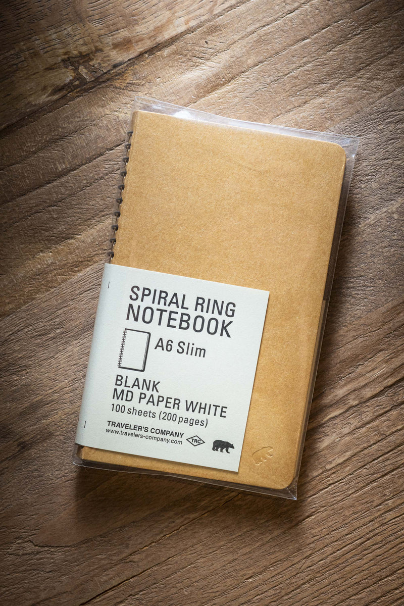 TRAVELER'S Spiral Ring Notebook - A6 MD White