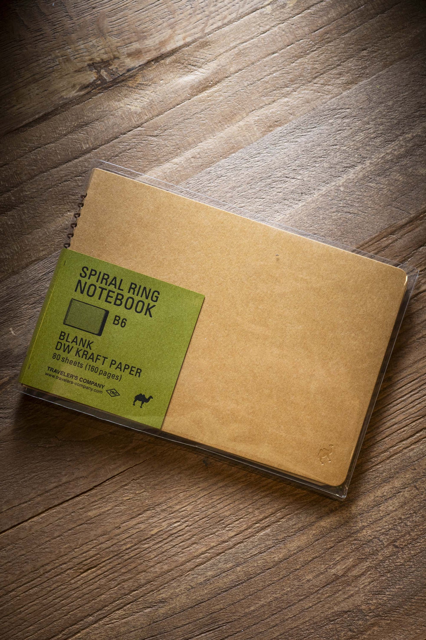 TRAVELER'S Spiral Ring Notebook - B6 Kraft
