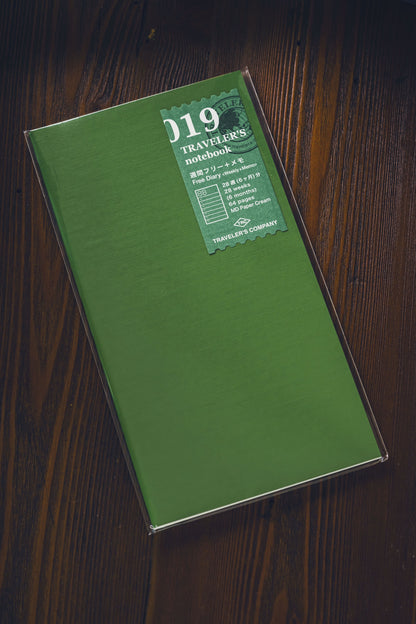 019 TRAVELER'S Free Diary - Weekly + Memo