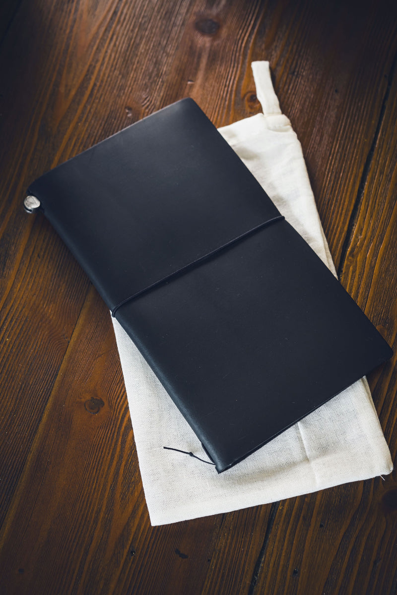 TRAVELER'S Notebook Leather Cover - Black