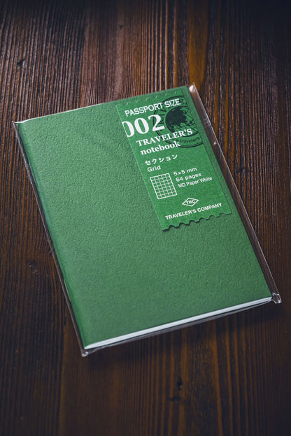 002 TRAVELER'S Grid Refill (Passport)
