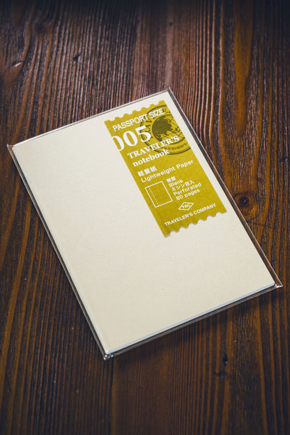 005 TRAVELER'S Lightweight Refill (Passport)