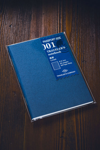 001 TRAVELER'S Refill Lined (Passport)