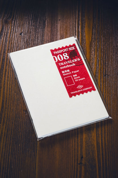 008 TRAVELER'S Sketch Refill (Passport)