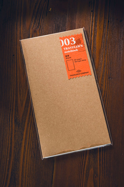 003 TRAVELER'S Refill Blank