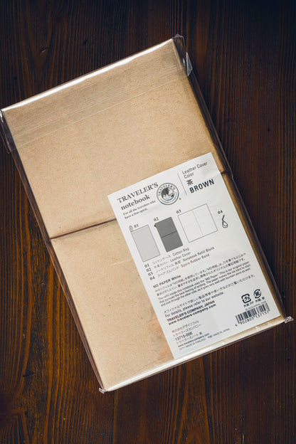 TRAVELER'S Notebook Leather Cover - Brown