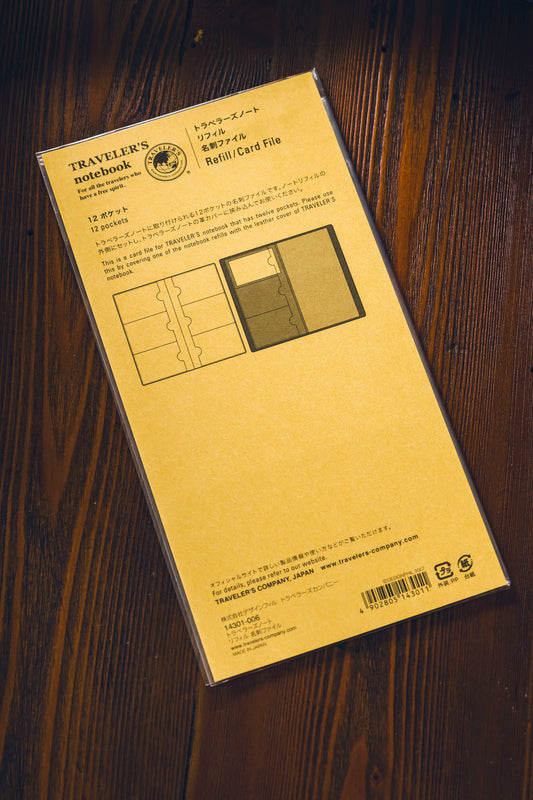 007 TRAVELER'S Refill Card File