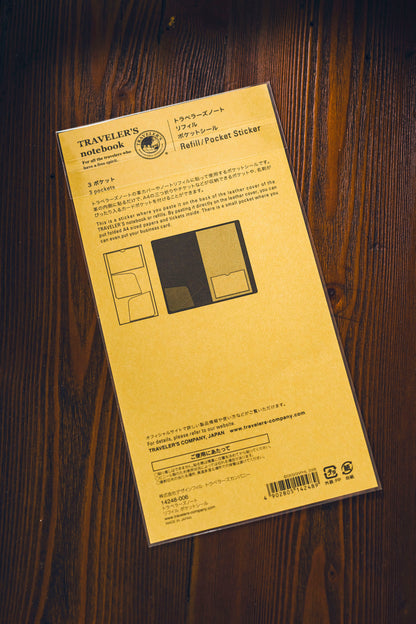 004 TRAVELER'S Refill Pocket Sticker